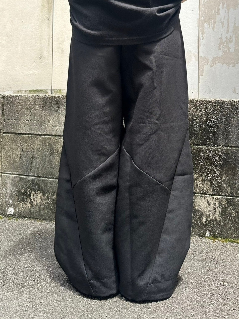 【Chikashitsu +】pattern design slacks (2color)