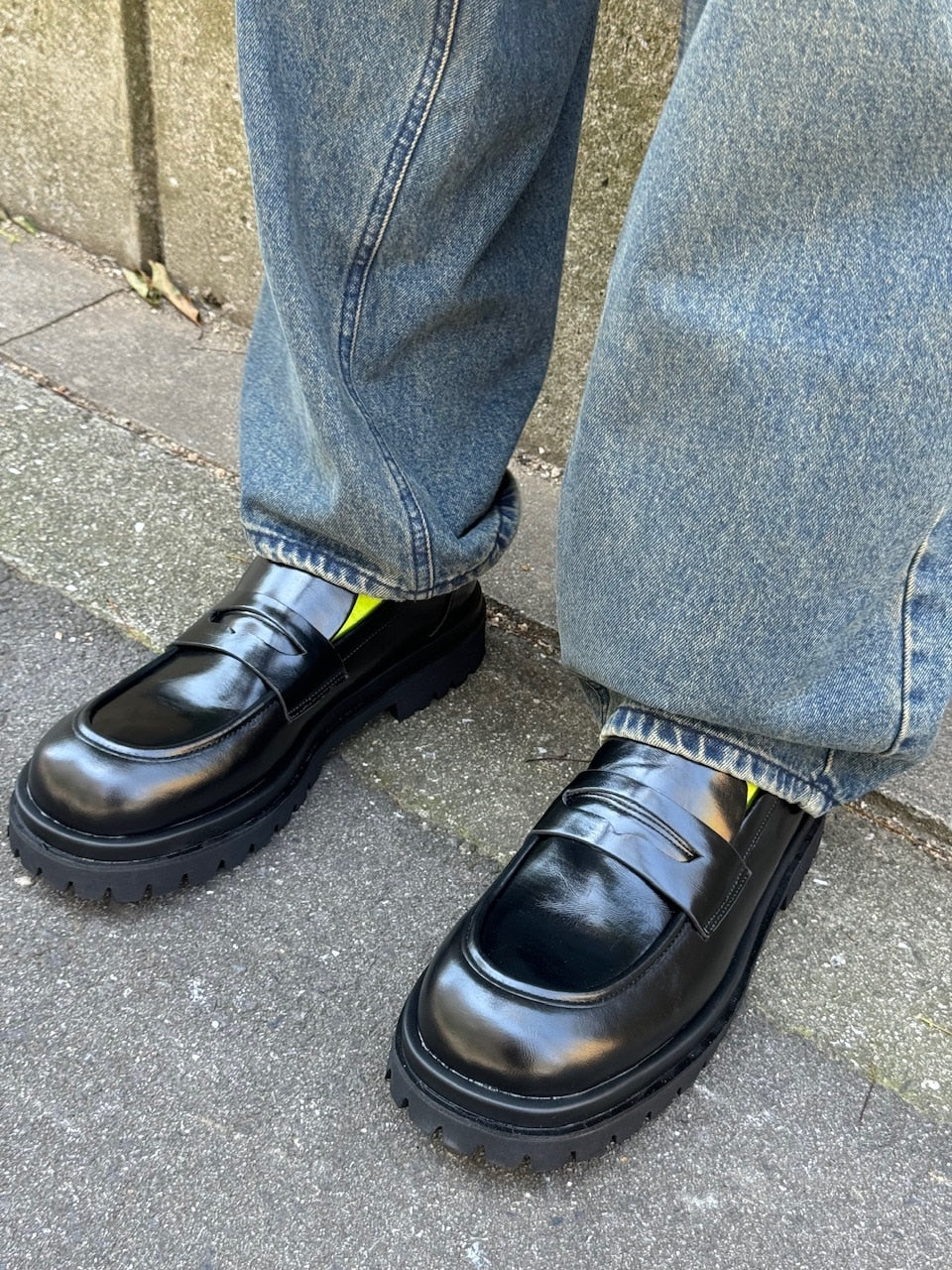 受注制【Chikashitsu +】double sole loafer
