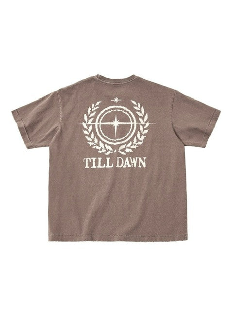 【TILLDAWN】CIRCLE PIGMENT 1/2 SLEEVE
