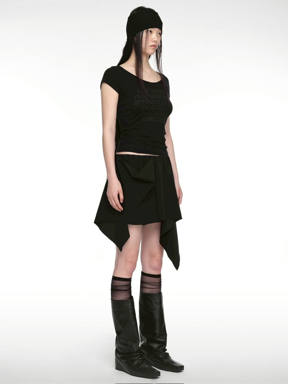 【NACHE】CONVEX PRINTED T-SHIRT