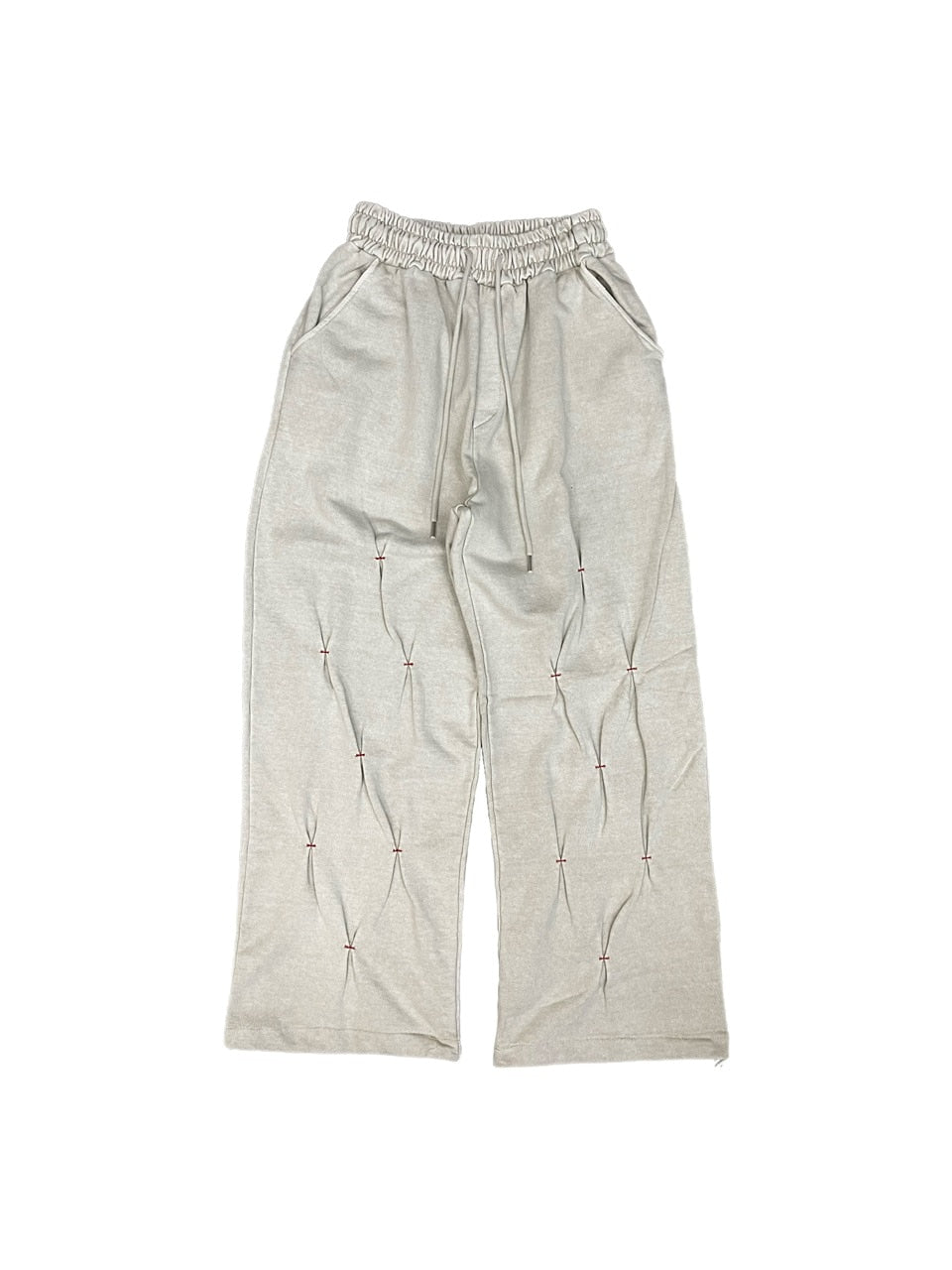 受注制【Chikashitsu +】stitch design sweat pants (3color)