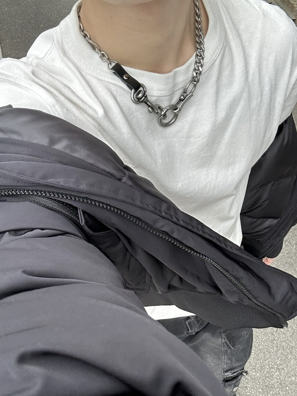 大阪店WEB限定【Chikashitsu +】original necklace 2 (2color)