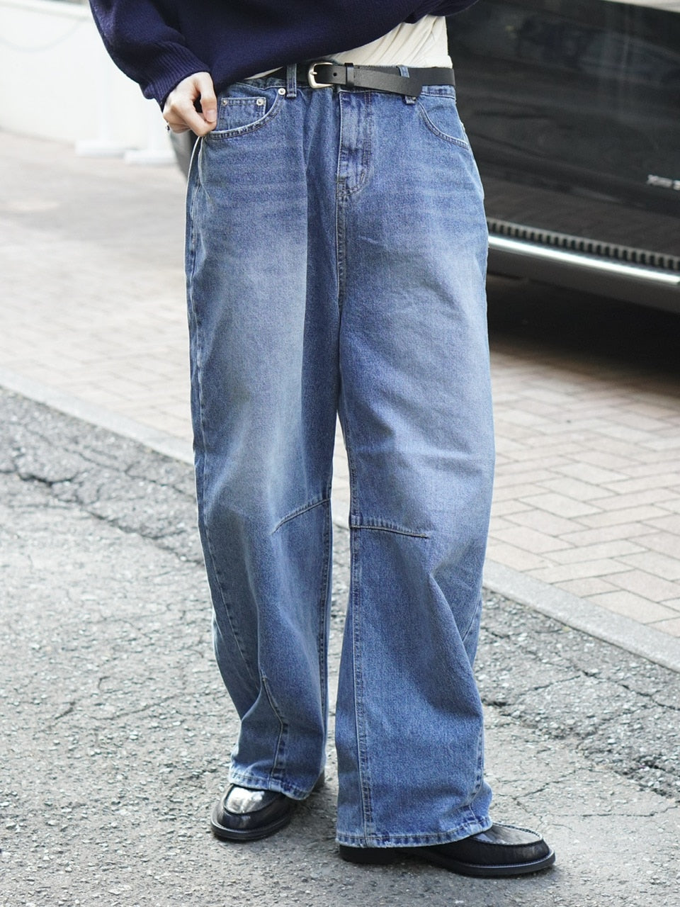 東京店WEB限定【Chikashitsu +】basic leather loafer (2color)