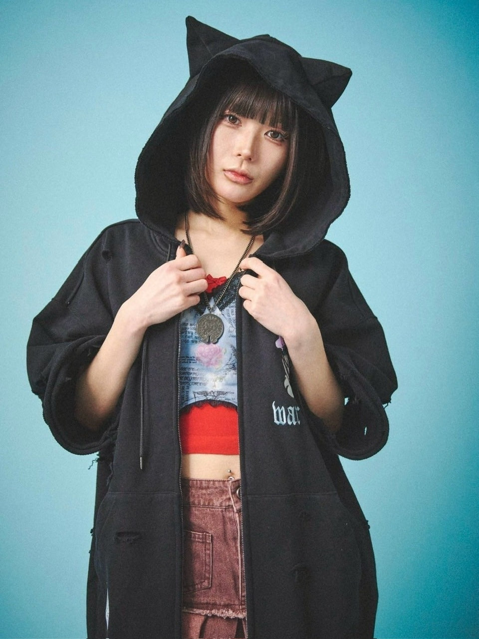 【GALFY】病みに染まりし反戦パーカー