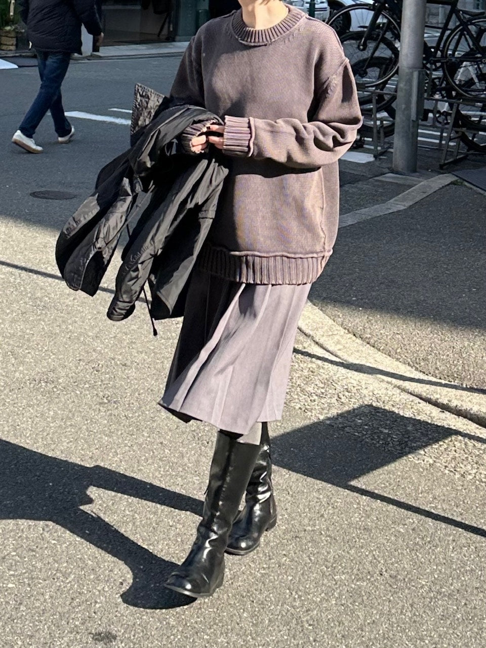 大阪店WEB限定【Chikashitsu +】pigment dyeing knit