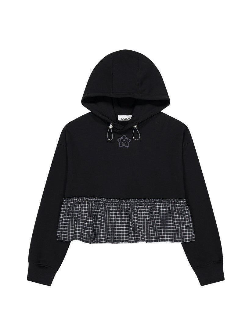 【TUOMIO】FRILL LAYERED HOOD