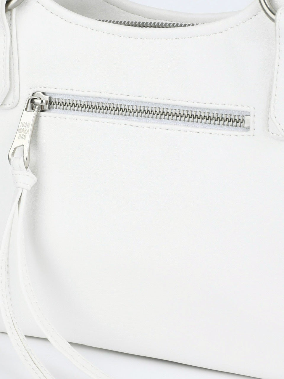 【IUGAMAKARAS】Laced Ribbon Leather Shoulder Bag