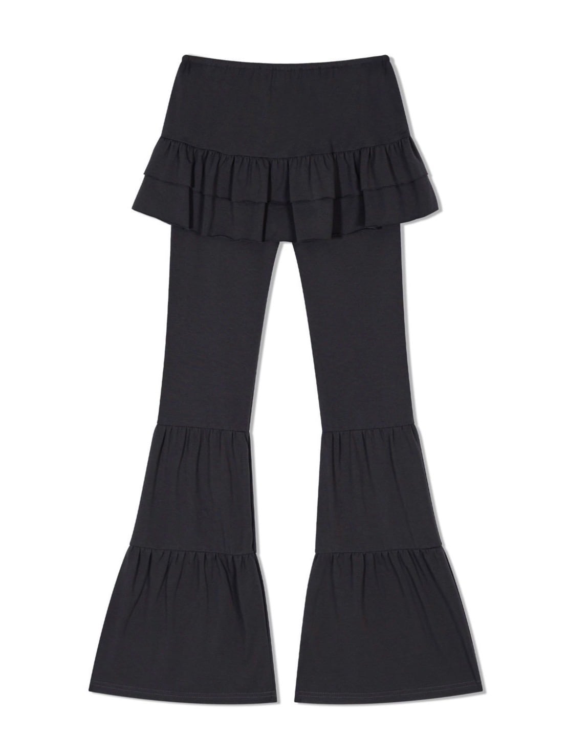 【Uglyshadow】CANCAN SHIRRING SKIRT PANTS