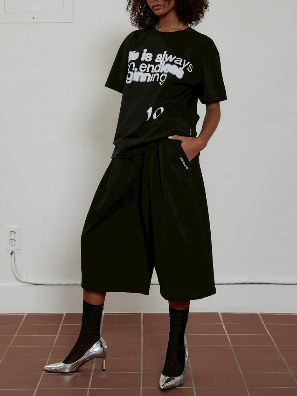【ESC STUDIO】training bermuda pants