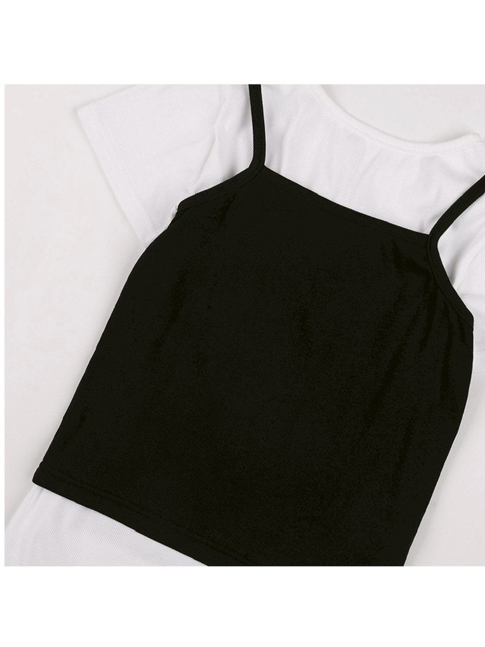 【FANCY CLUB】3-WAY LETTERING CORSAGE TEE