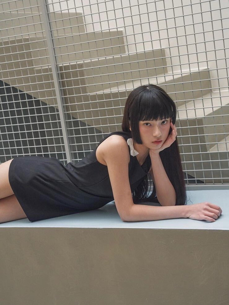 【ODDONEOUT】RIBBON SLEEVELESS ONE PIECE / 【オッドワンアウト】リボンタンクトップワンピース