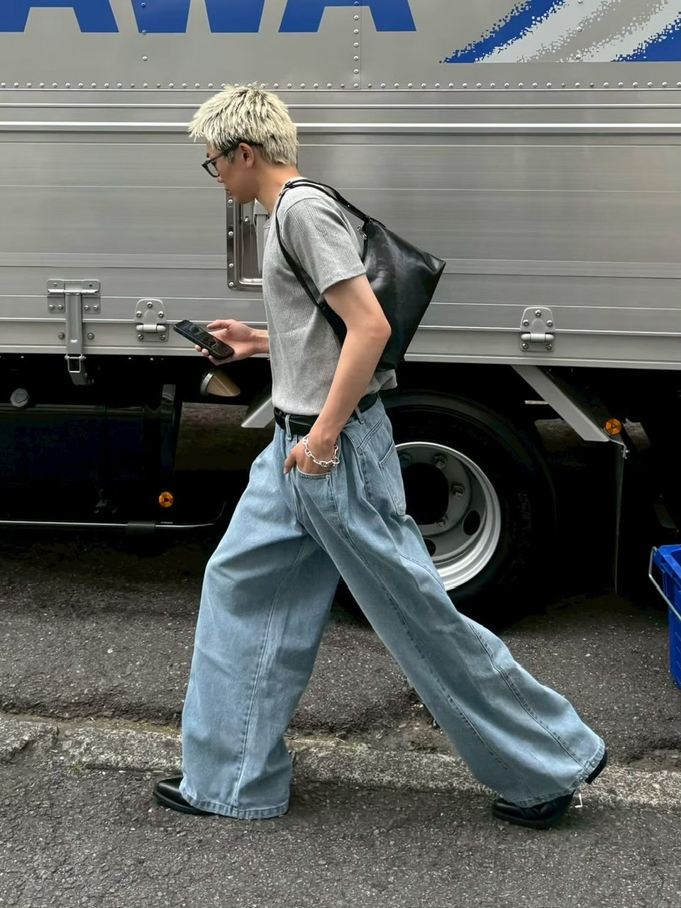 【Chikashitsu +】henry neck half sleeve tee (3color) / 【チカシツプラス】ヘンリーネック半袖Tシャツ