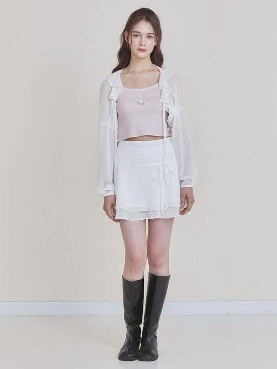 【NOTYOURROSE】Fairy chiffon bolero