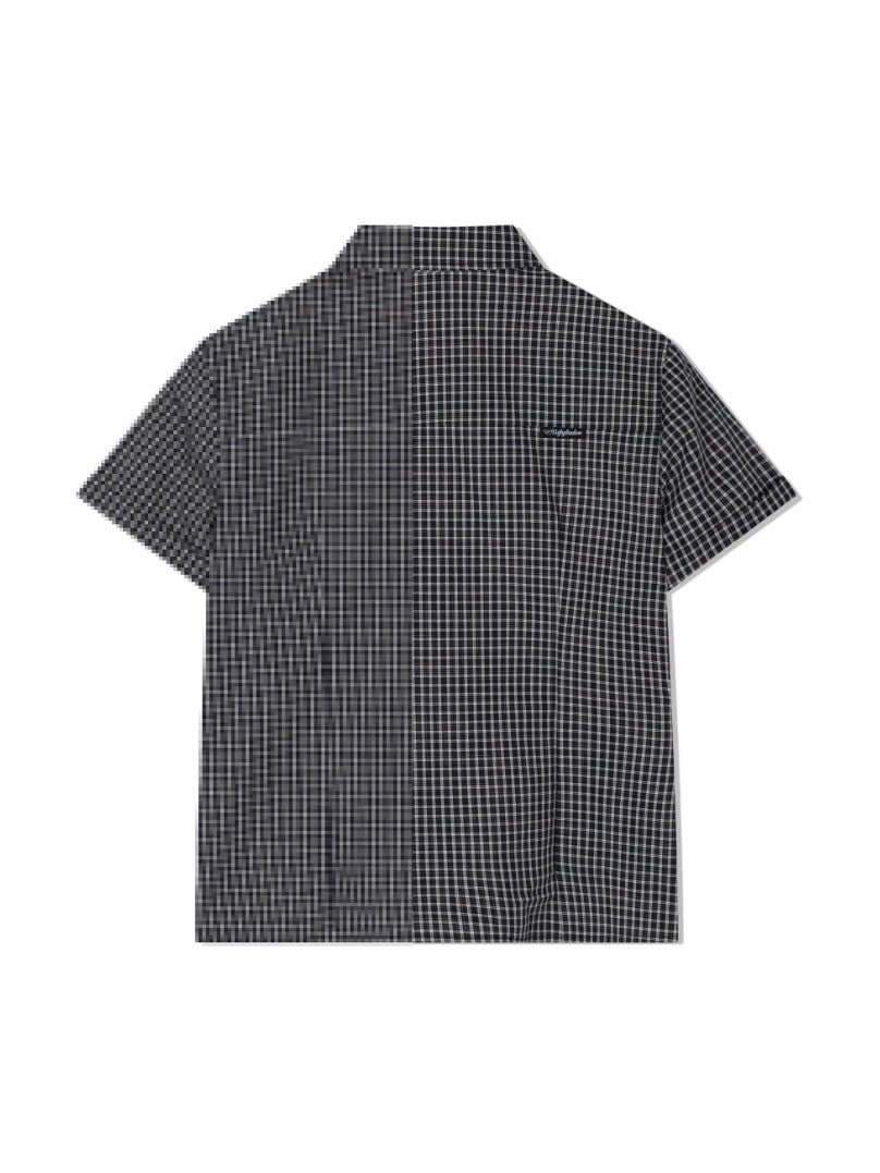 【Uglyshadow】CHECK RIBBON SHIRTS