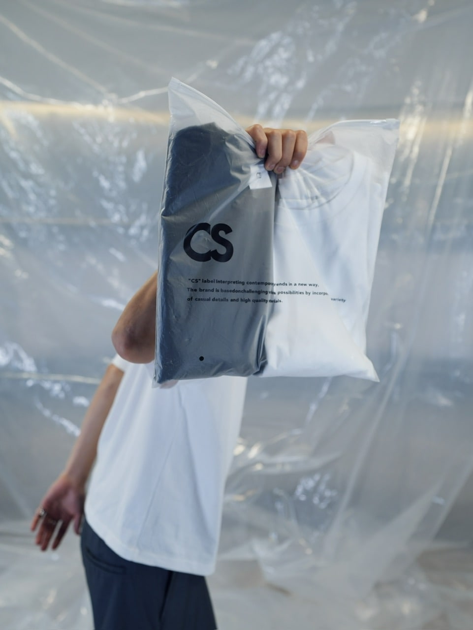【CS】2-PIECE CROPPED PACK TEE