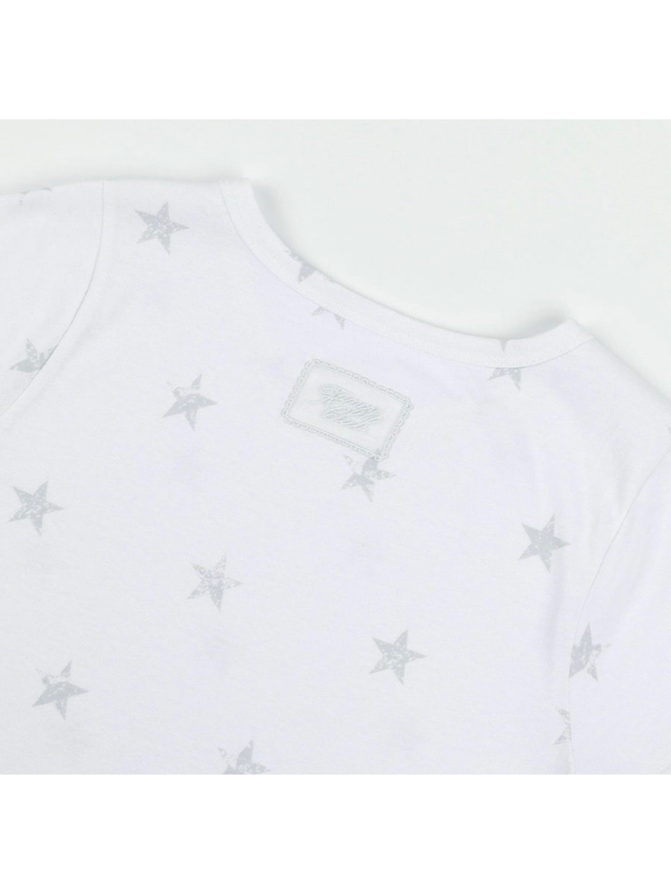 【FANCY CLUB】Lace Star Layered Tee / 【ファンシークラブ】レーススターレイヤード半袖Tシャツ