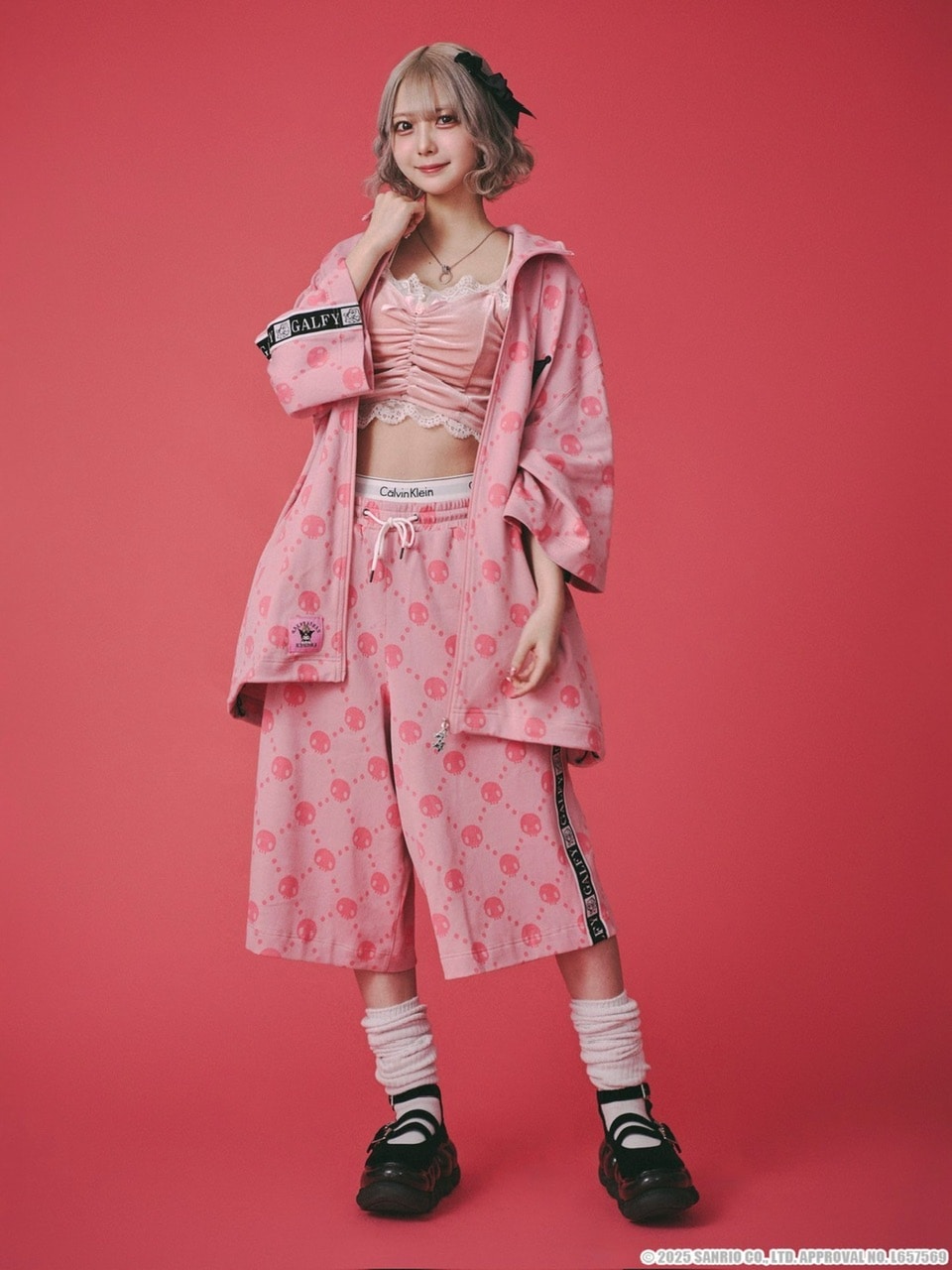 【GALFY×KUROMI】ドクロだらけ夏セットアップ