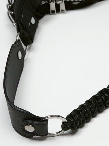 【NOT KNOWING】Braided Dot Shoulder Bag / 【ノットノーイング】ブレイデッドドットショルダーバッグ