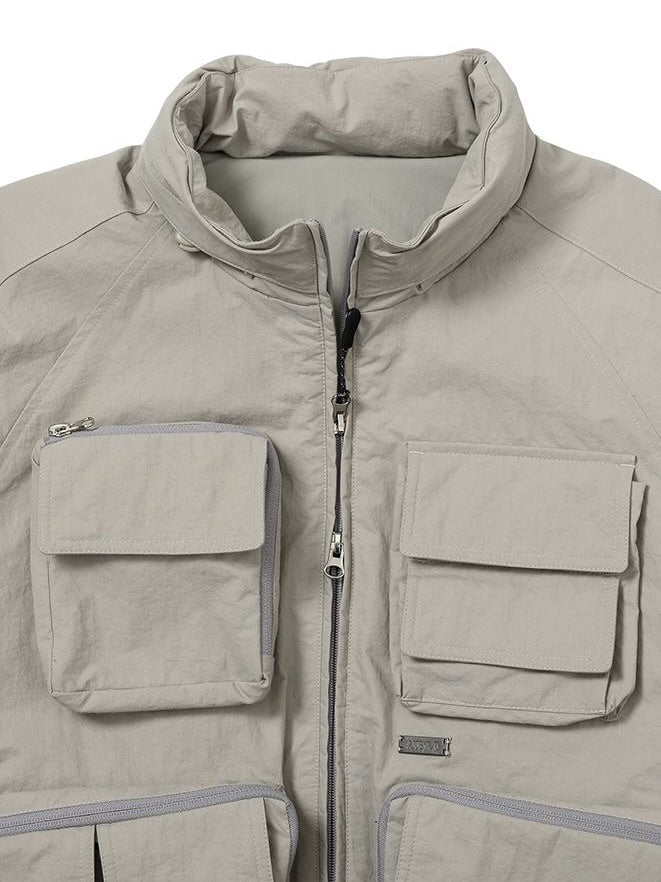 【AJOBYAJO】Cargo Nylon Short Jacket / 【アジョバイアジョ】カーゴナイロンショートジャケット