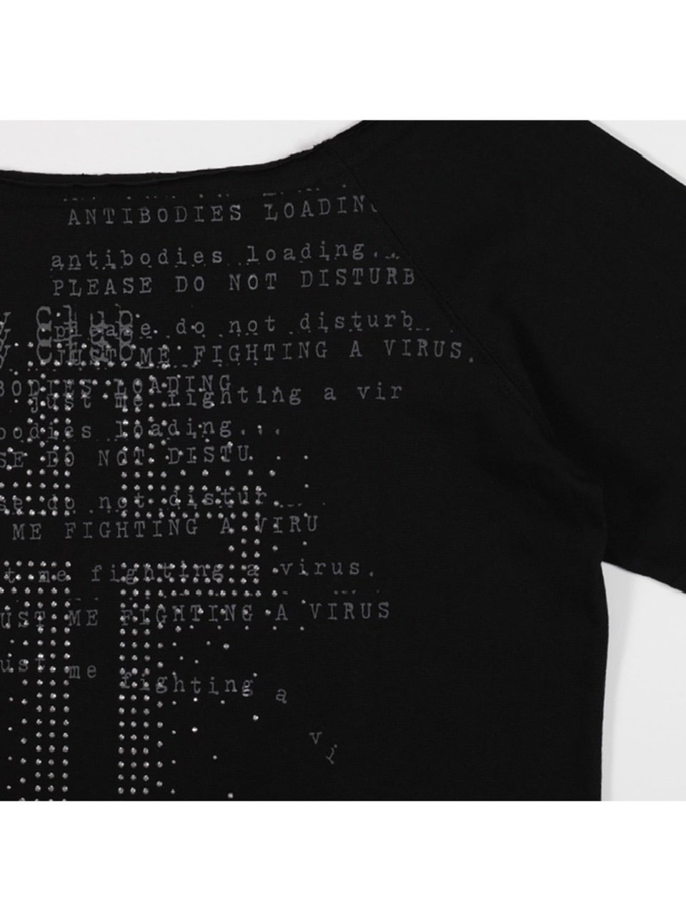 【FANCY CLUB】DIVINE CROSS ONE-SHOULDER TEE / 【ファンシークラブ】クロスワンショルダー半袖Tシャツ