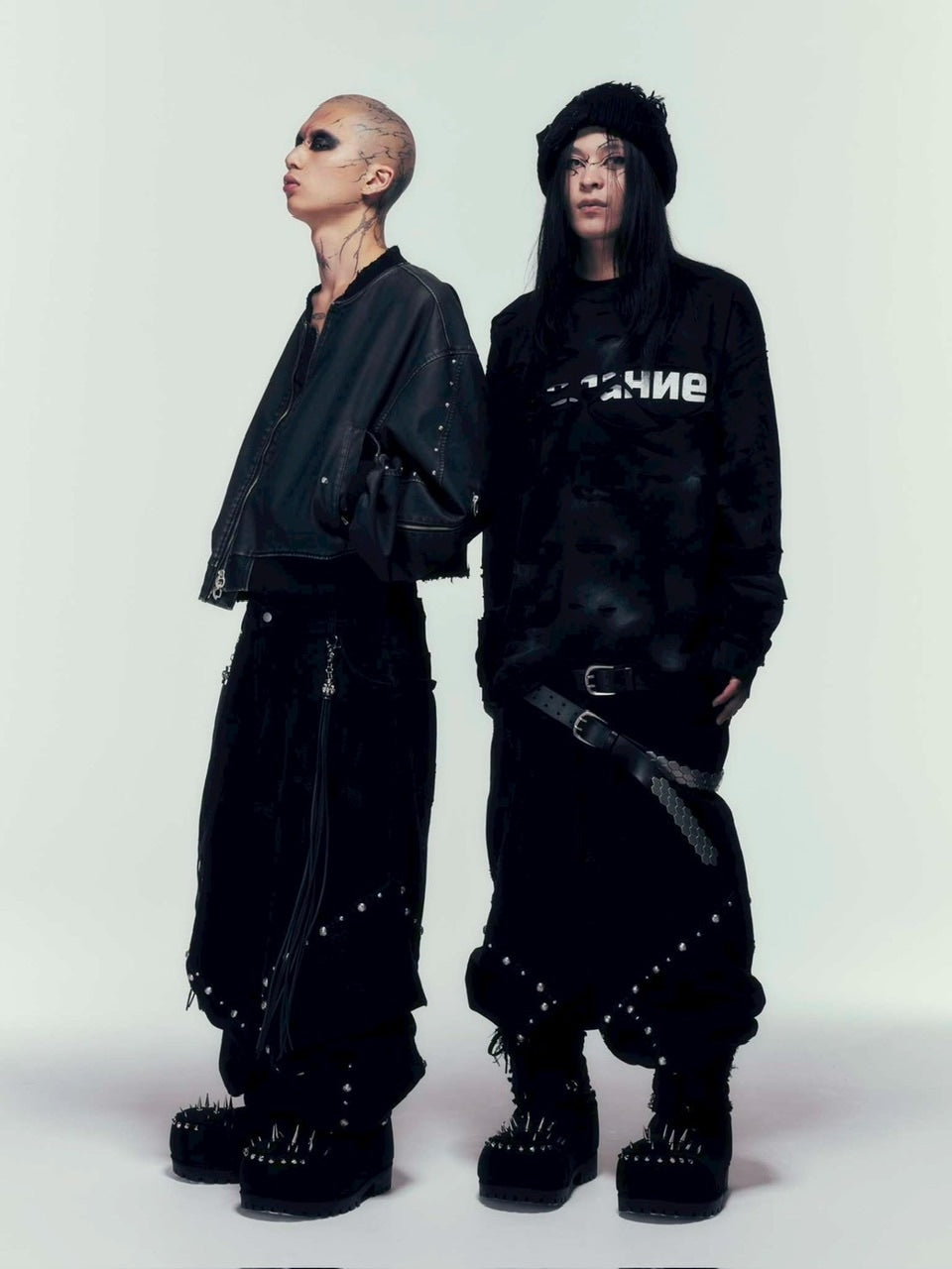 【DIG YOUR OWN GRAVE】DOUBLE UP PANTS /【ディグユアオウングレイブ】ダブルアップデニムパンツ