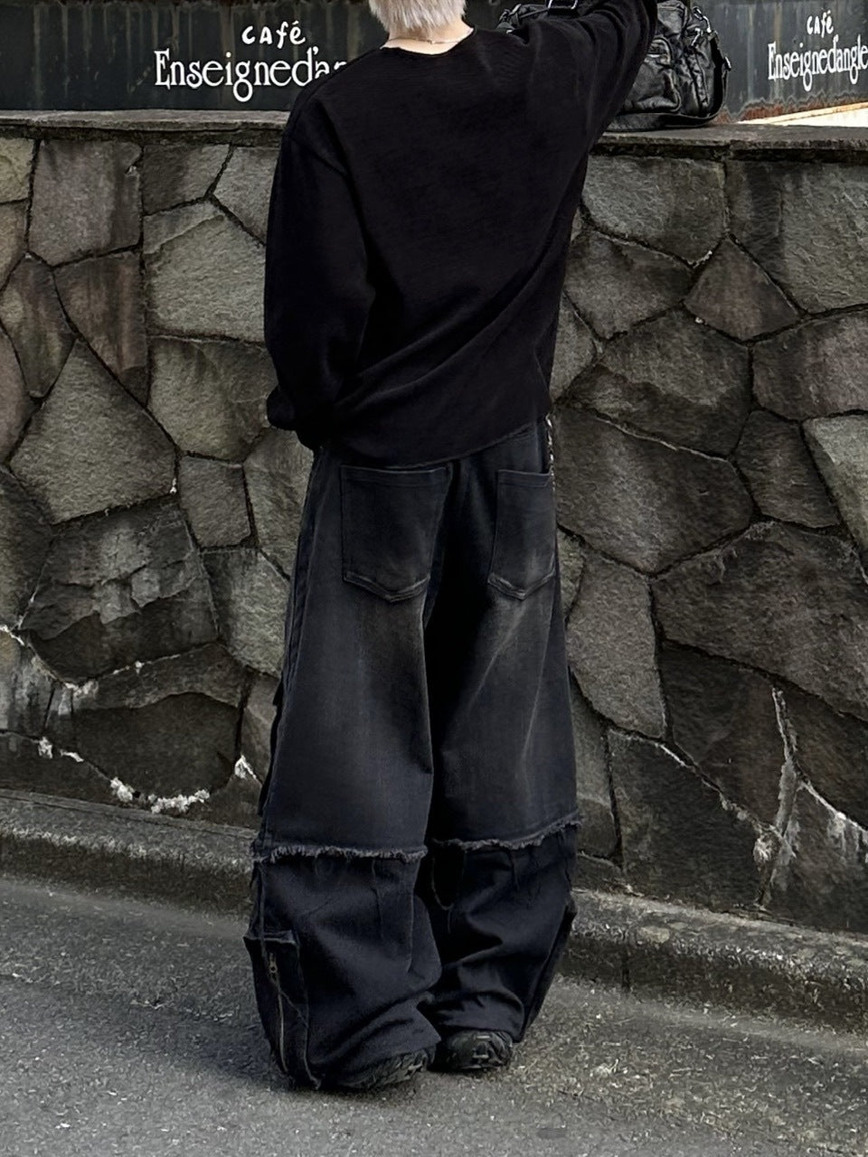 大阪店WEB限定受注制【Chikashitsu +】simple deck v neck knit / 【チカシツプラス】シンプルデッキブイネックニット (3color)