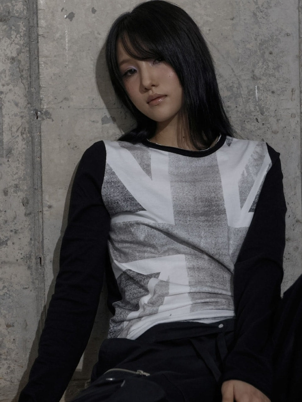 【FANCY CLUB】UNION JACK LONG SLEEVE / 【ファンシークラブ】ユニオンジャック長袖Ｔシャツ