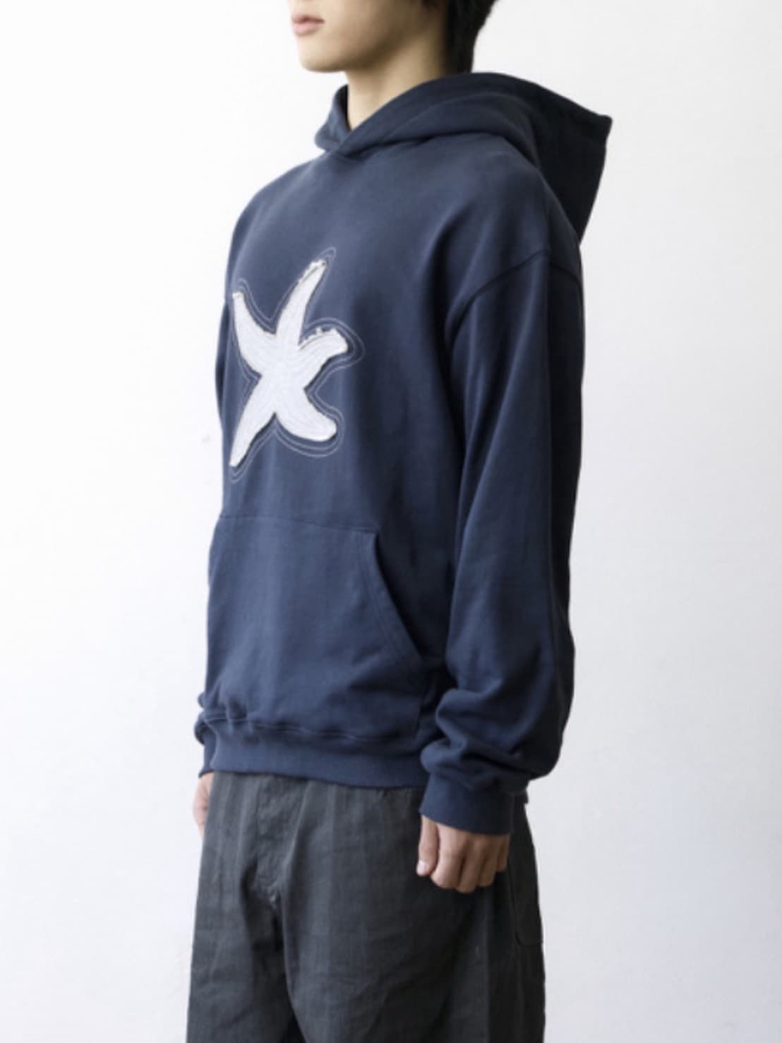 【THECOLDESTMOMENT】TCM starfish contour hoodie
