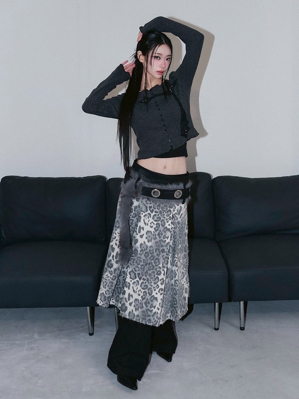 1/2 20:00発売【CHERRYQUIRI】fur loop eyelet belt