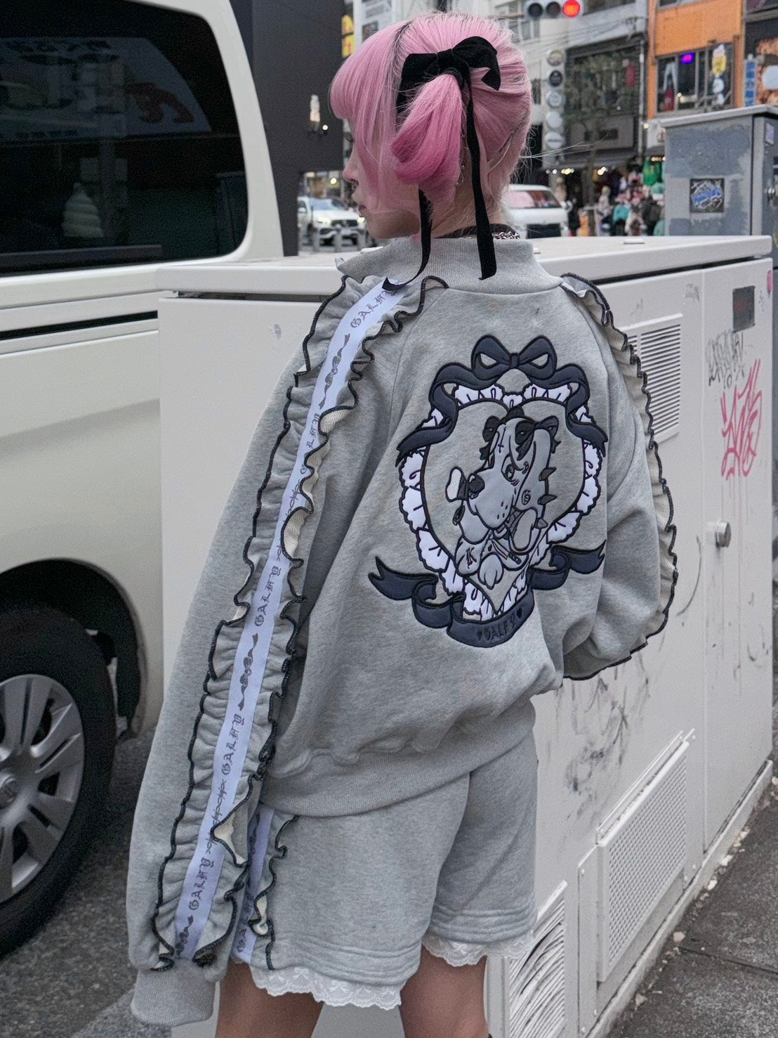 2/8 20:00発売 Pressing限定 【GALFY×kuua】コラボセットアップ (2color)