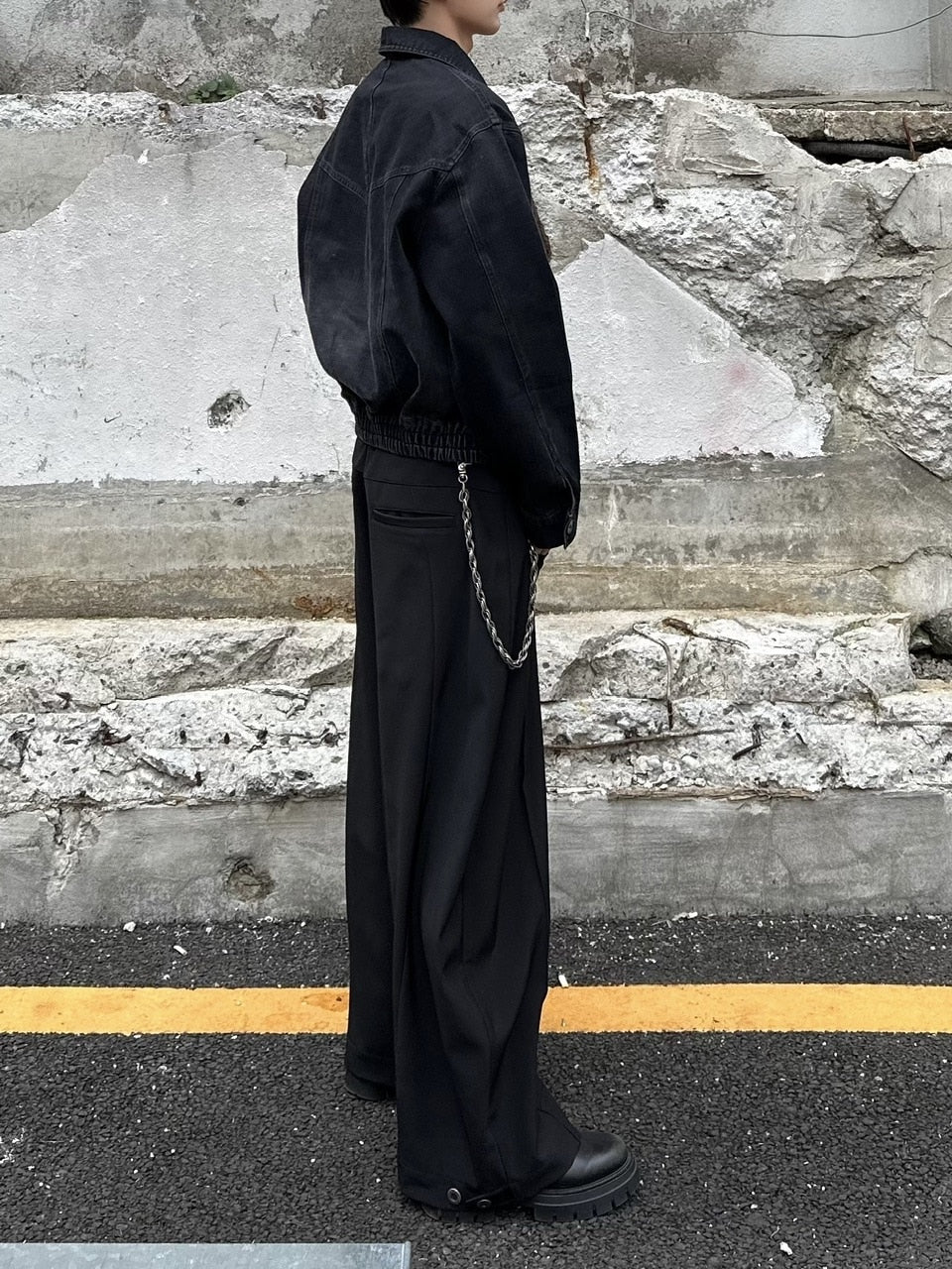 大阪店WEB限定受注制【Chikashitsu＋】washed denim work jacket / 【チカシツプラス】ウォッシュドデニムワークジャケット