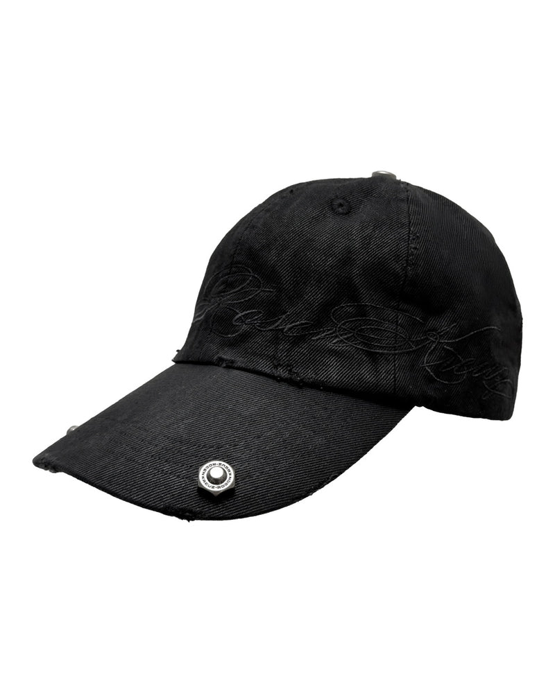 【Rosen Kreuz】DISTRESSED COATED CAP