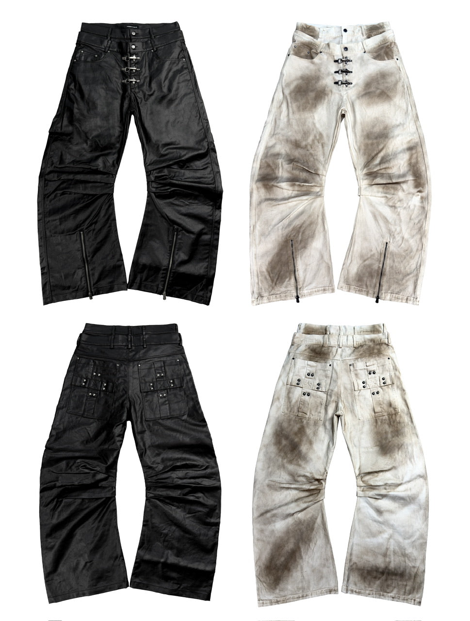 Rosen Kreuz】DECAY HOOK DOUBLE WAIST PANTS – PRESSING WEB SHOP