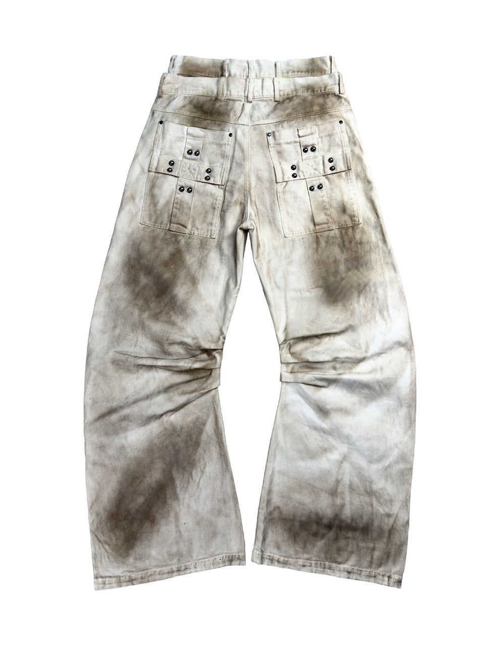 6/5 19:00先行発売【Rosen Kreuz】DECAY HOOK DOUBLE WAIST PANTS