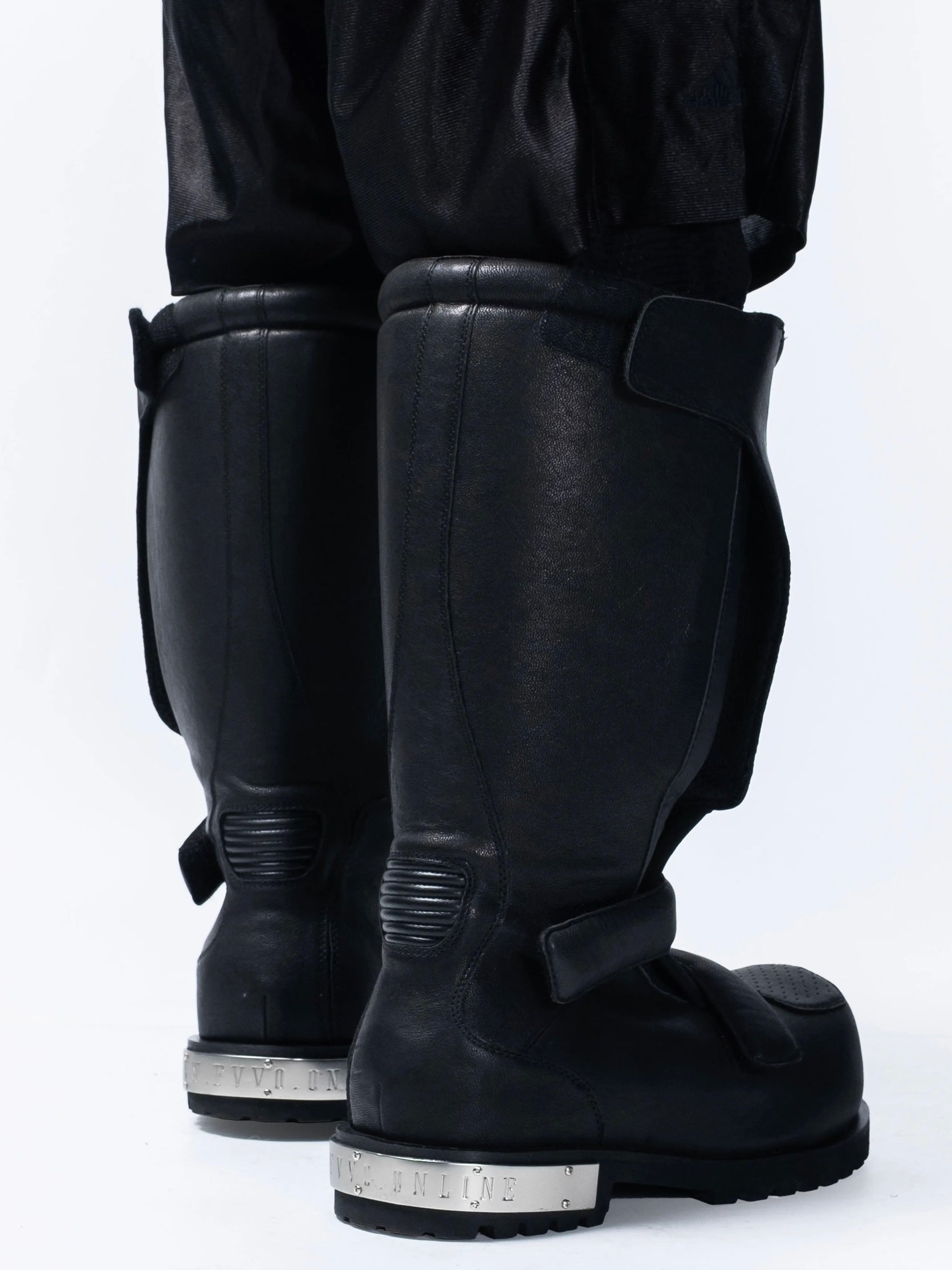 【F.V.V.O】Armored Leather High Boots