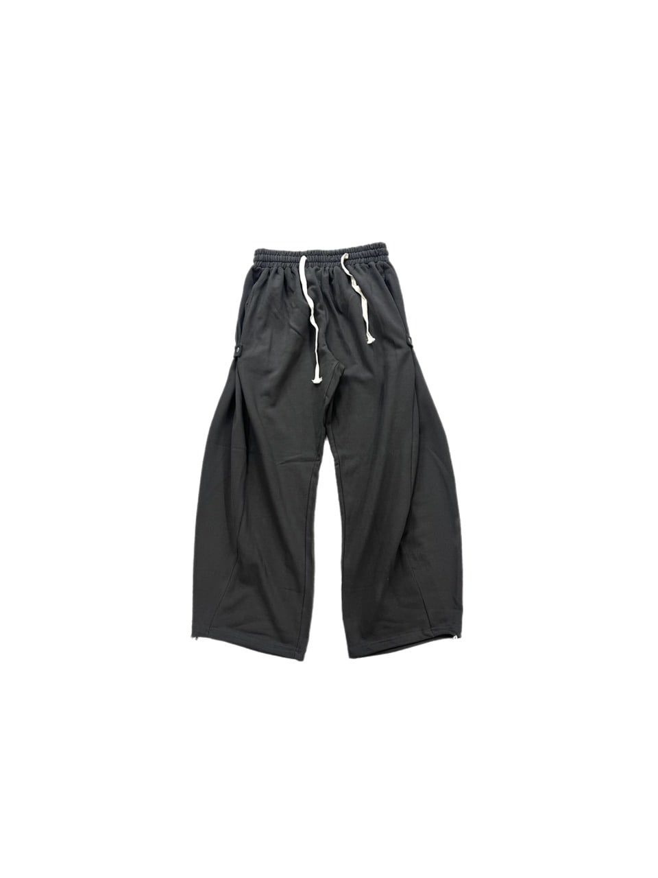 【Chikashitsu +】side button balloon sweat pants (3color)