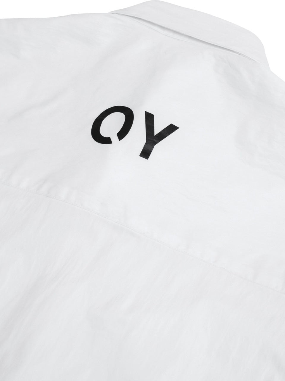 【OY】LAYERED PANEL LOGO SHIRTS