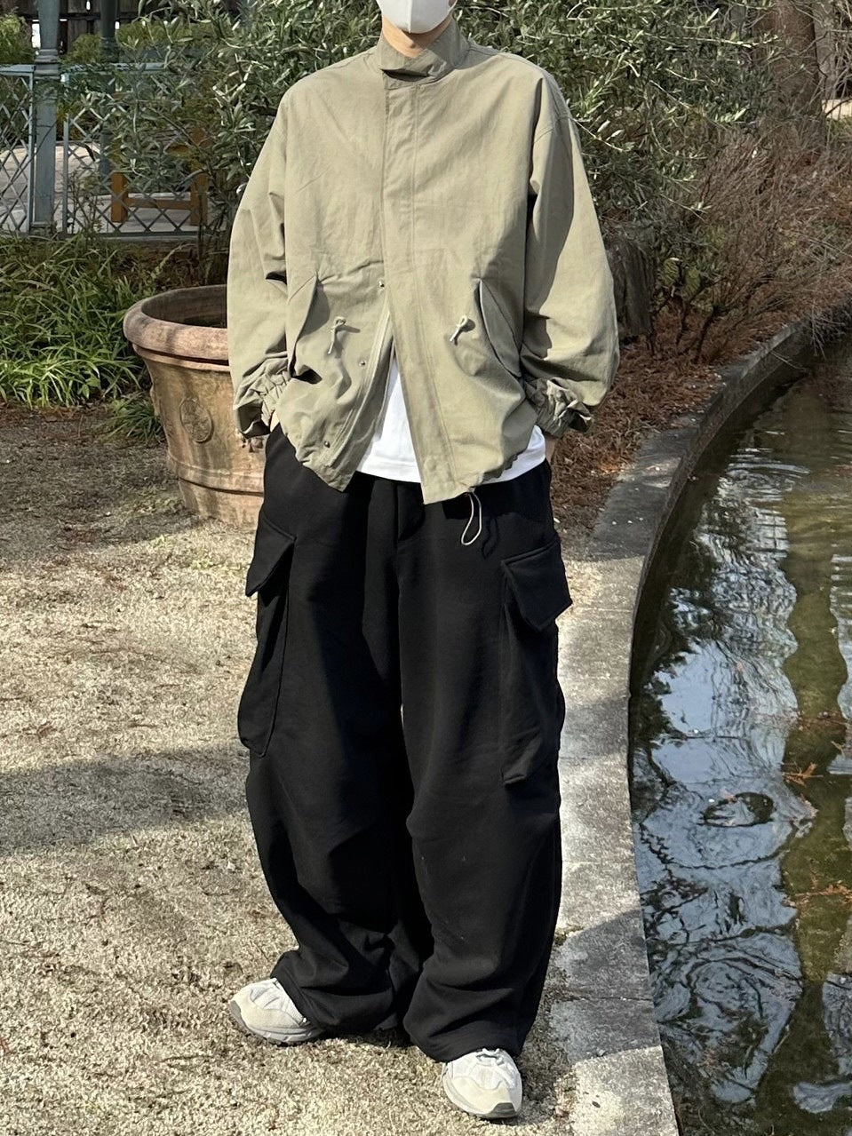 受注制【Chikashitsu +】cotton blouson(3color) / 【チカシツプラス】コットンジャケット