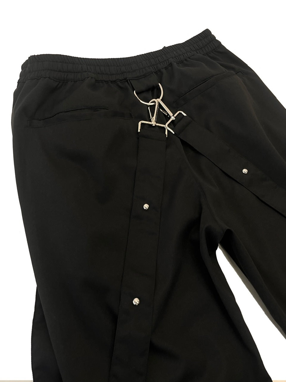 【Bizarre Maiden】strap zipper flared pants (2color)