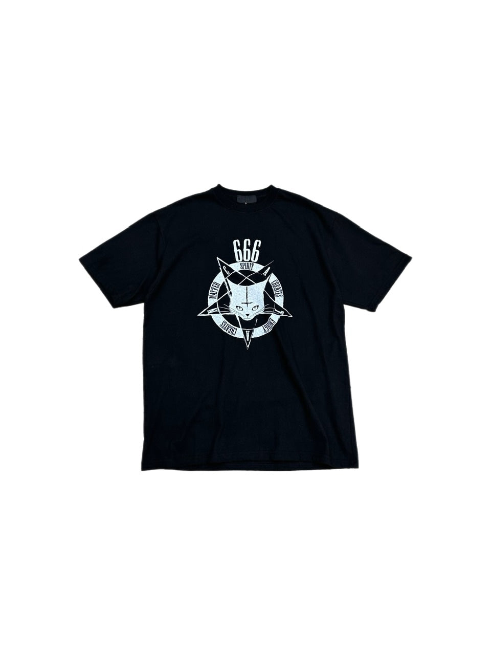 大阪店WEB限定【Chikashitsu +】oversized cats t-shirt (2color)