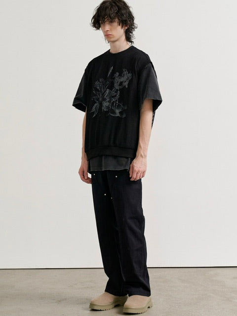 【RE:ON STUDIO】LAYERED MESH VEST