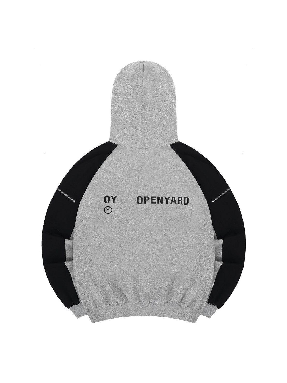 【OY】PANEL CONTRAST POCKET HOODIE