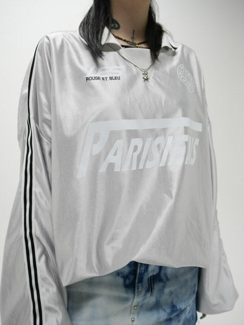 受注制【Never mind the XU】uniform line long sleeve tee (2color)