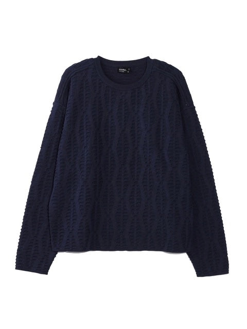 【ARCH by ROARINGWILD】FISH SCALE PATTERN SWEATER