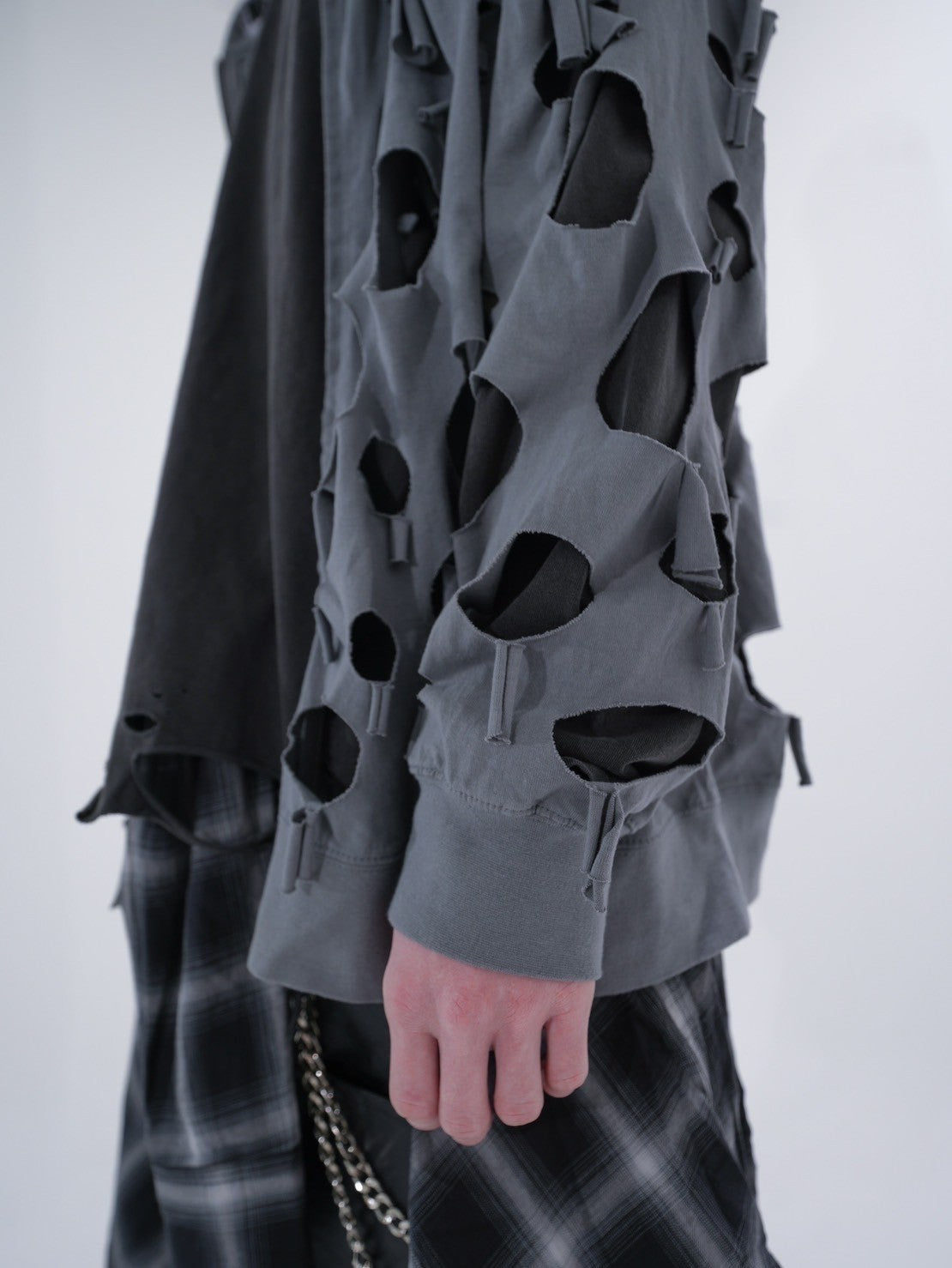 【Bizarre Maiden】damage full zip hoodie