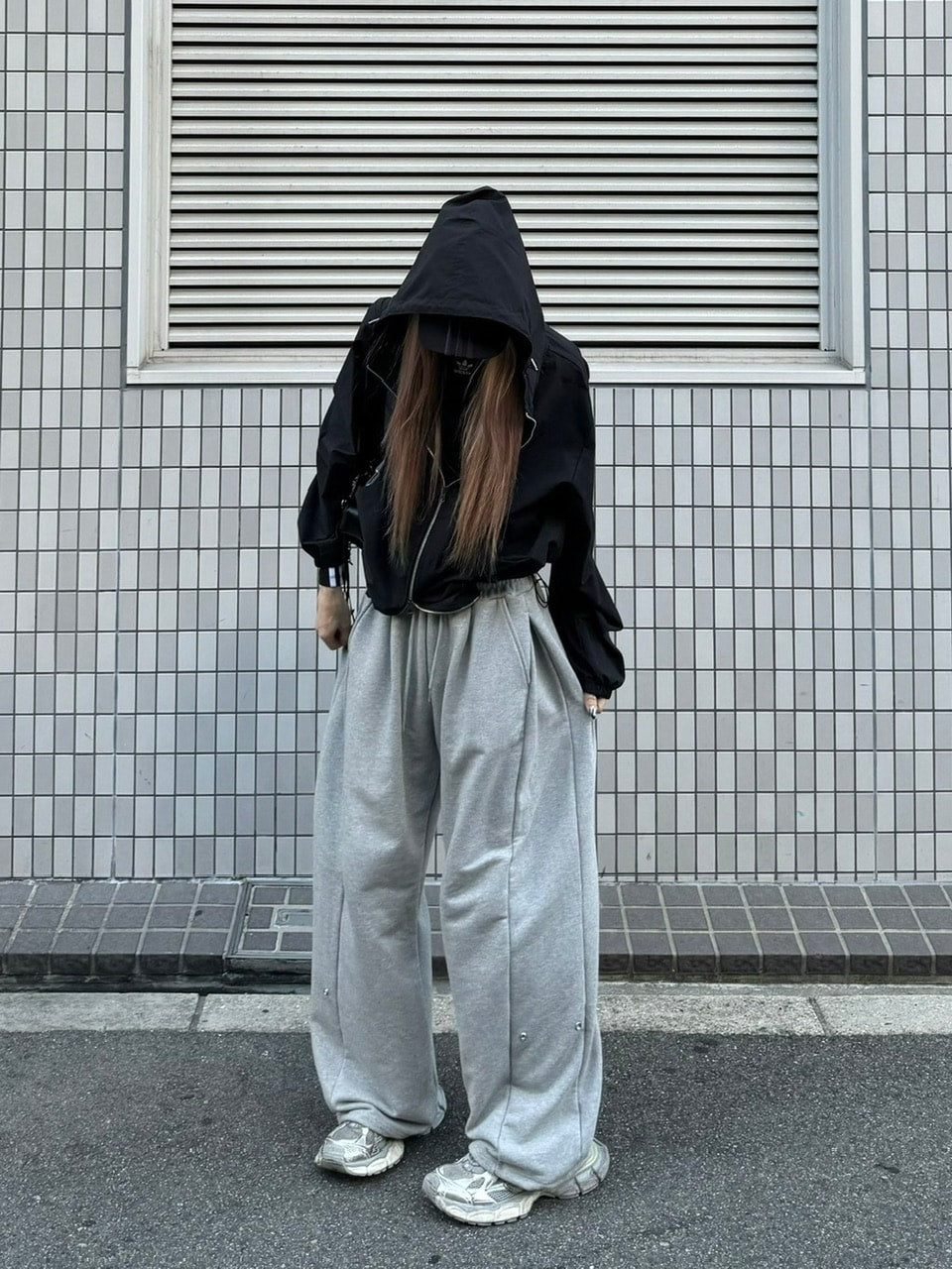 受注制【Chikashitsu +】snap button buggy sweat pants (3color) / 【チカシツプラス】スナップボタンバギースウェットパンツ