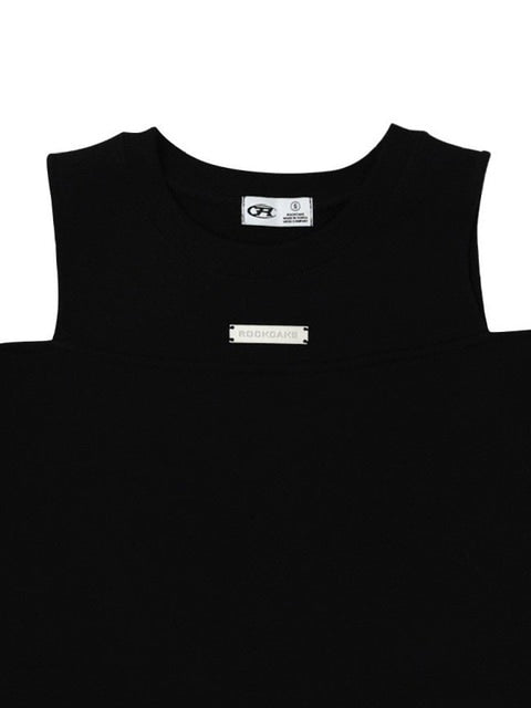 【ROCK CAKE】Open Shoulder Sweatshirt