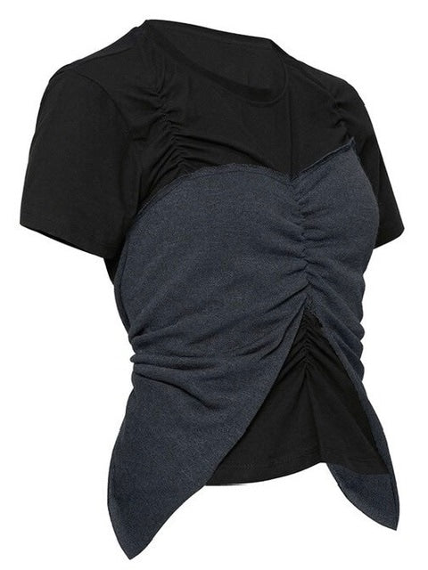 【FLAREUP】Bustier Layered T-Shirt