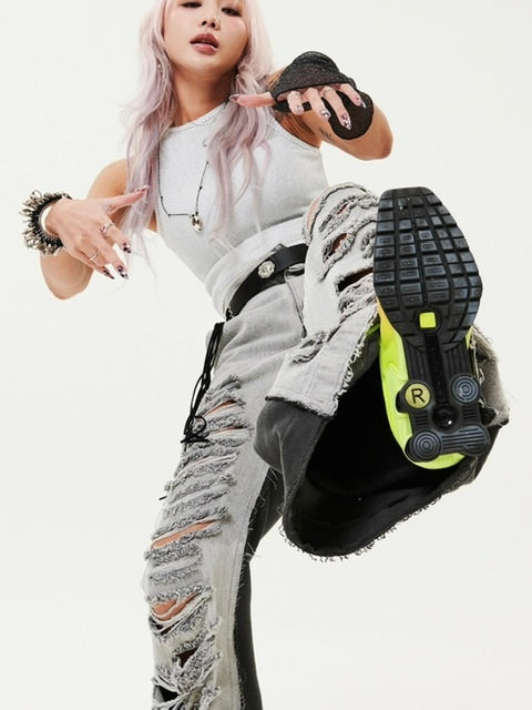 【HOLY NUMBER 7】Women's Dancer Crop Tank Top / 【ホーリーナンバーセブン】ダンサークロップロゴプリントタンクトップ