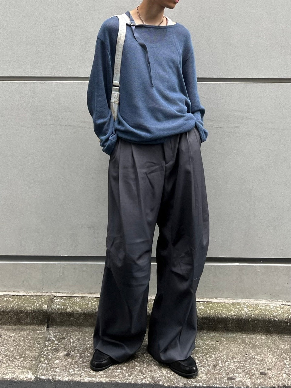 受注制【Chikashitsu +】belt design summer knit (3color)